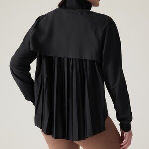 Altheta Advantage Pleated Zip Up Jacket Black Size small